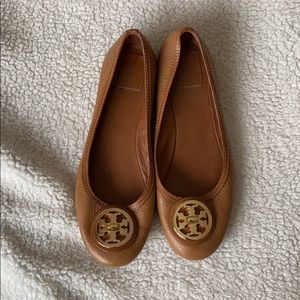 Tory Burch tan ballet flat